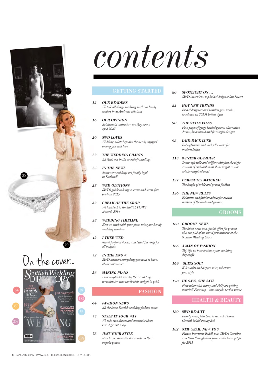 The Scottish Wedding Directory Preview Pages