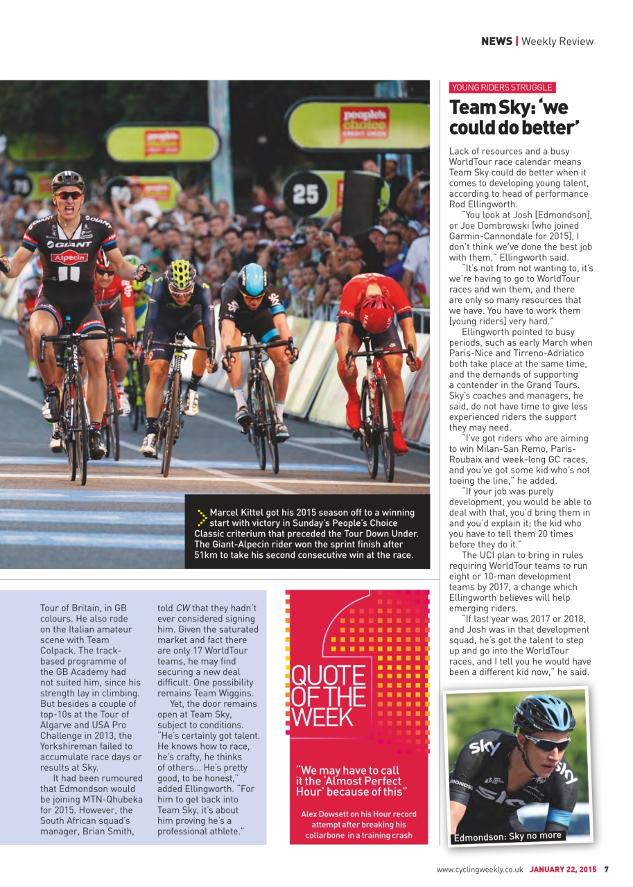 Cycling Weekly Preview Pages