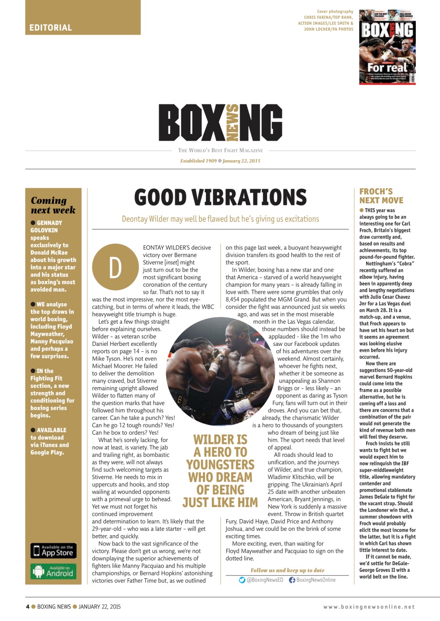 Boxing News Preview Pages