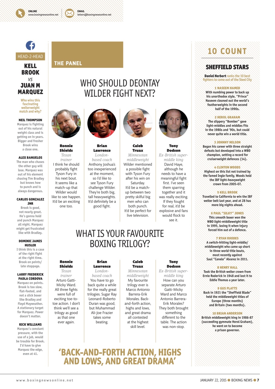 Boxing News Preview Pages