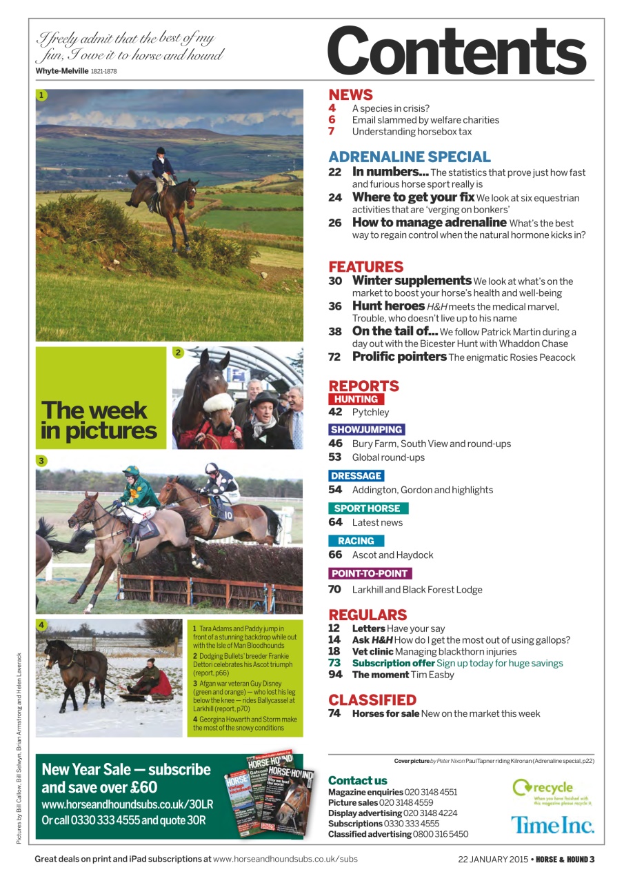 Horse & Hound Preview Pages