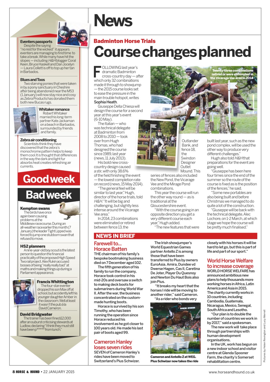 Horse & Hound Preview Pages