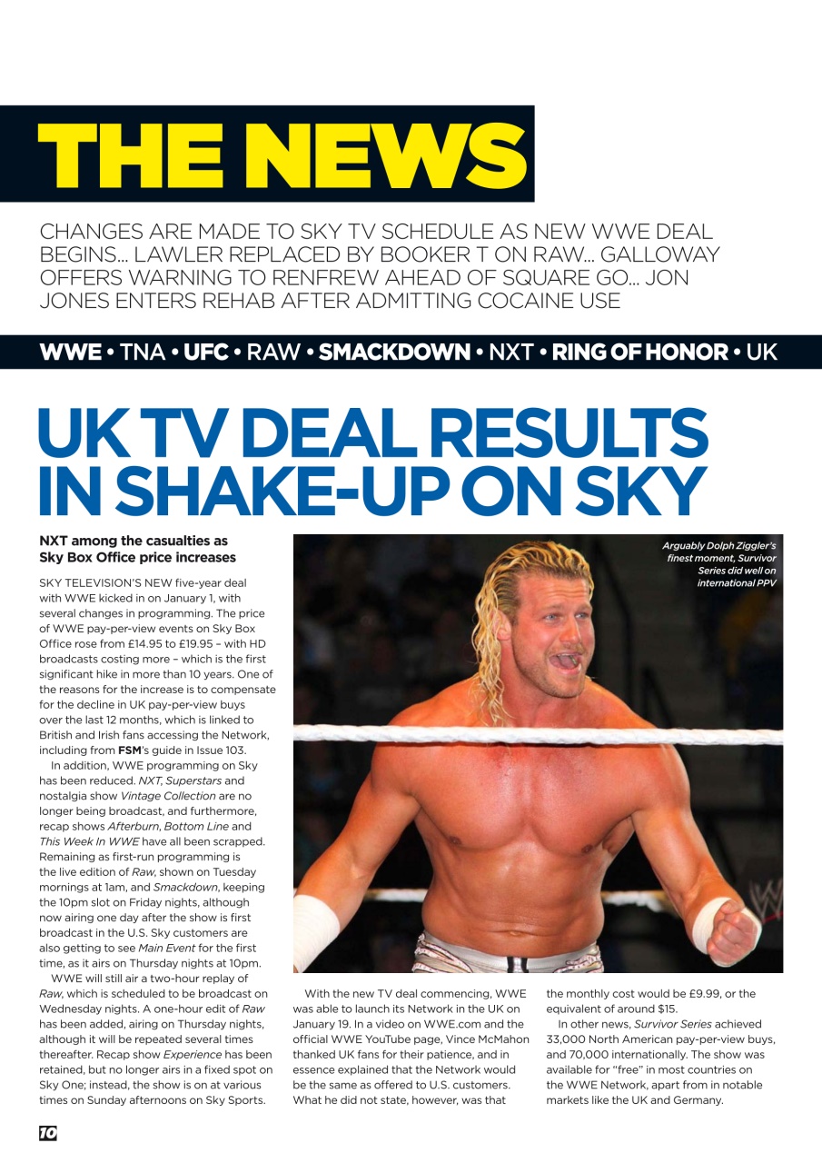 Wrestletalk Magazine Preview Pages