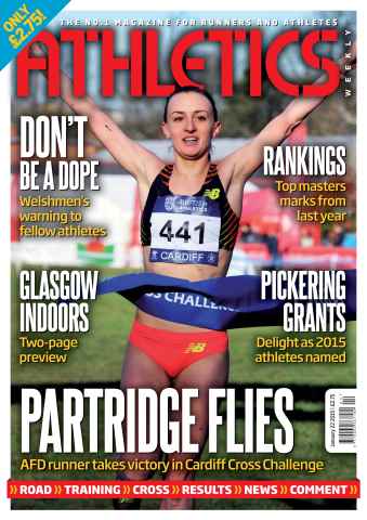 AW – Athletics Weekly Magazine issue 22 January 2015