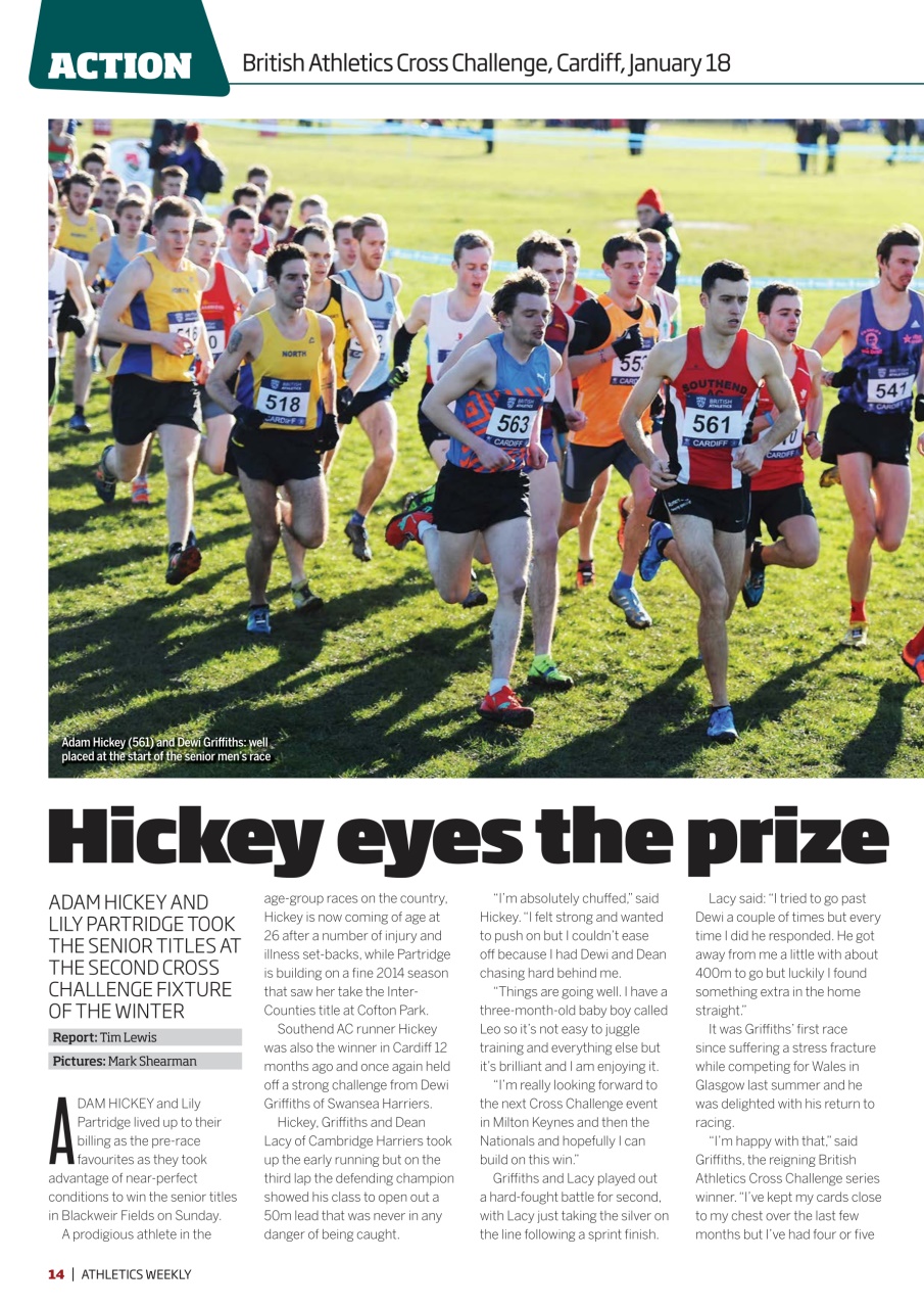 AW – Athletics Weekly Magazine Preview Pages