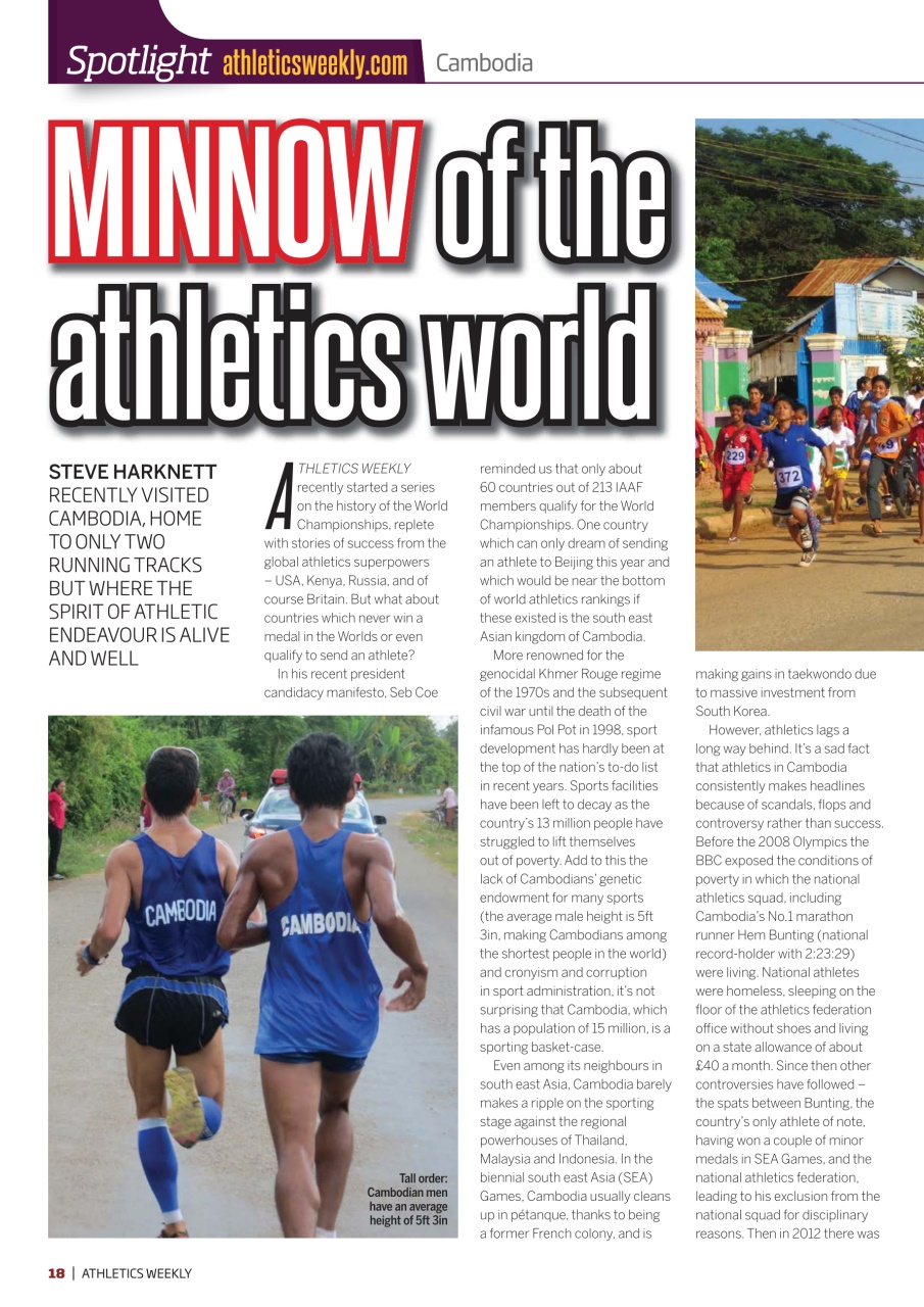 AW – Athletics Weekly Magazine Preview Pages