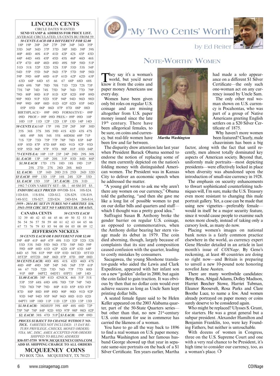 COINage Magazine Preview Pages