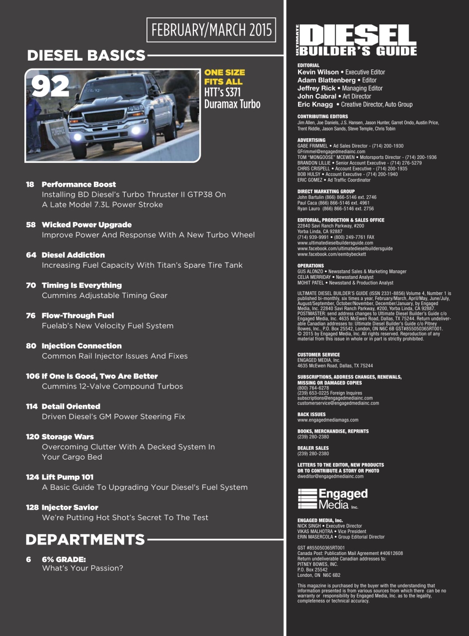 Ultimate Diesel Builders Guide Preview Pages
