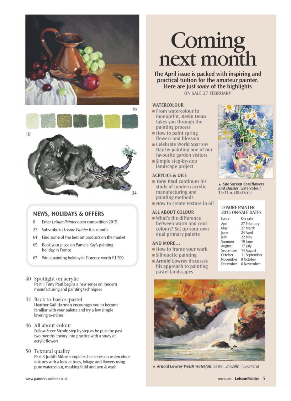 Leisure Painter & The Artist Preview Pages