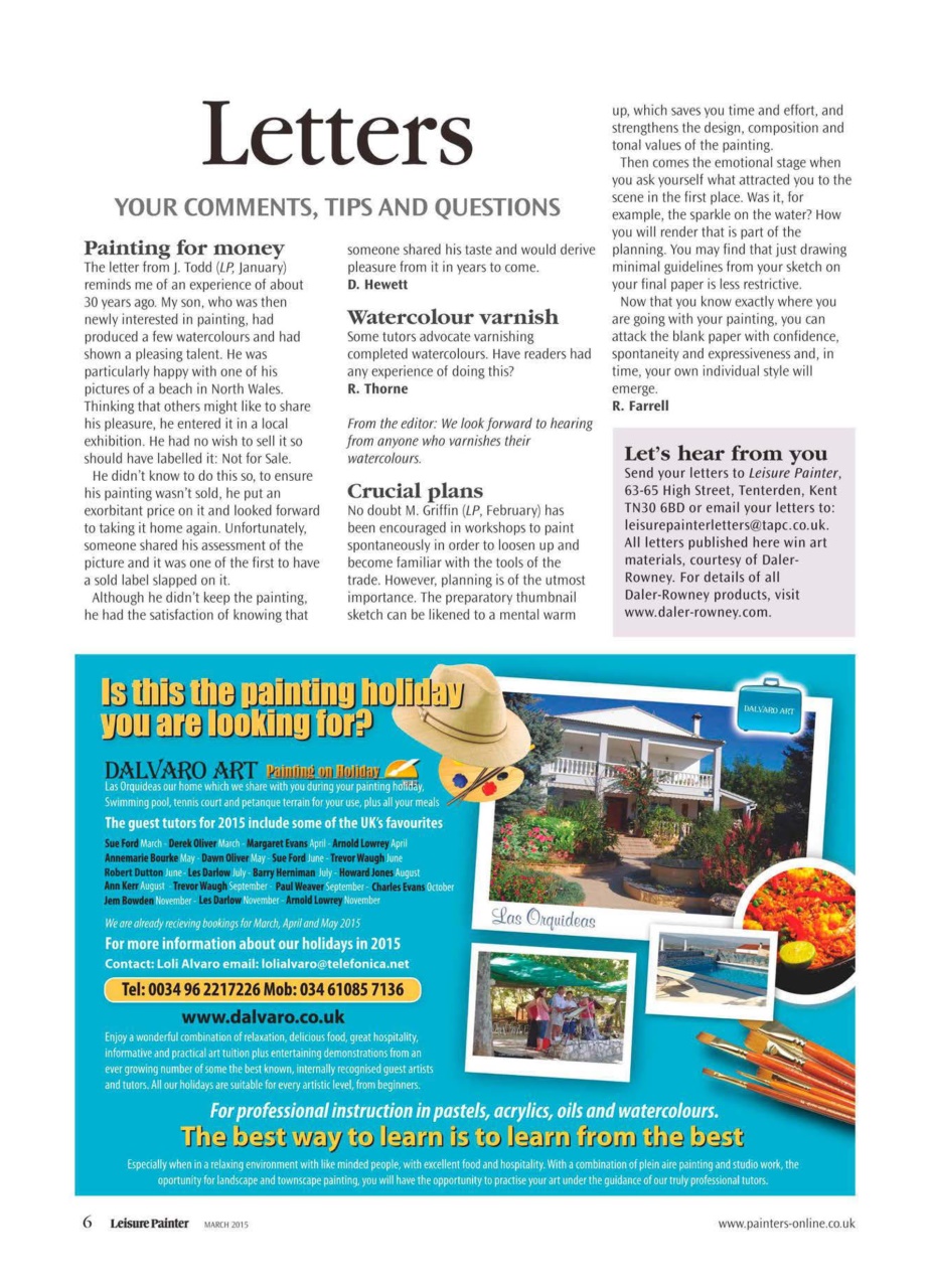 Leisure Painter & The Artist Preview Pages