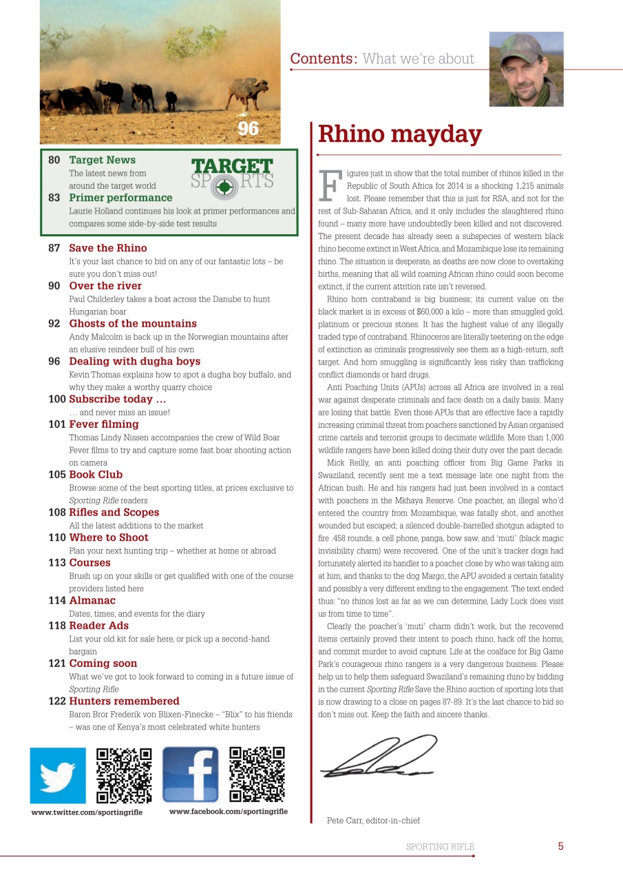 Sporting Rifle Preview Pages