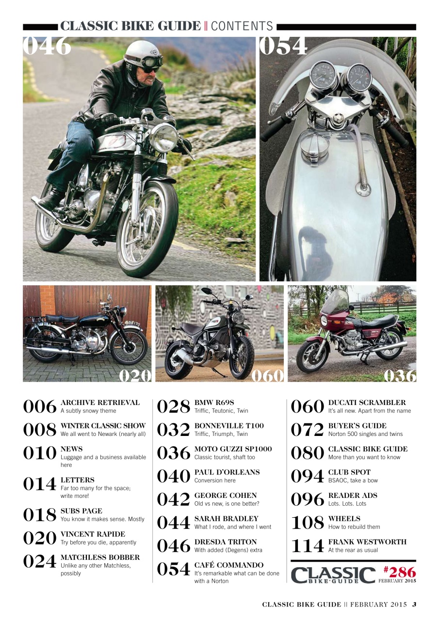Classic Bike Guide Preview Pages