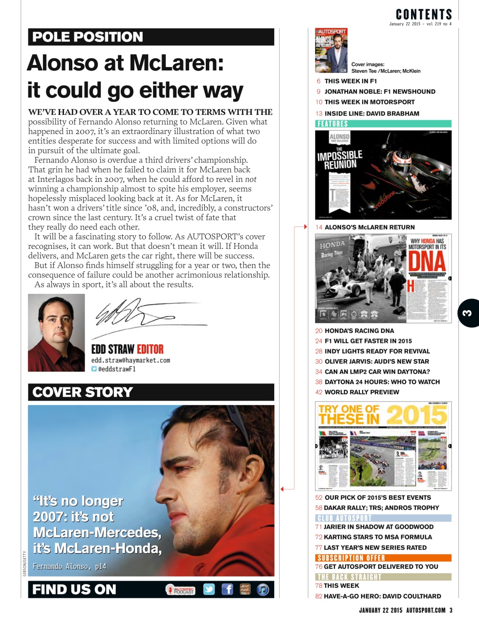 Autosport Preview Pages