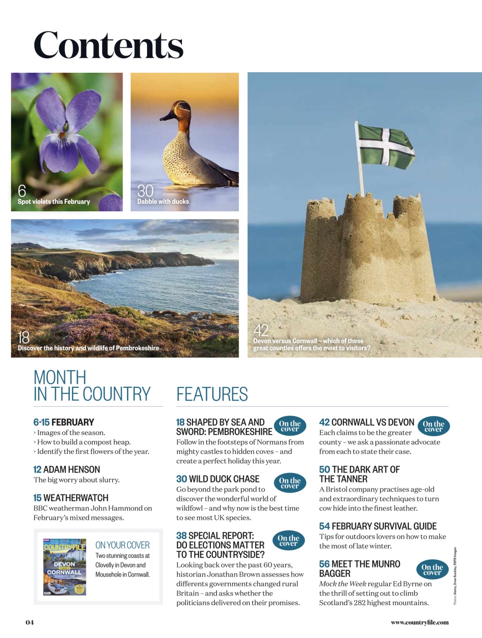 BBC Countryfile Magazine Preview Pages