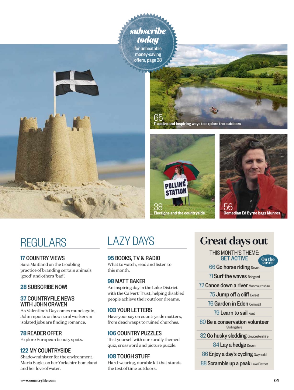 BBC Countryfile Magazine Preview Pages