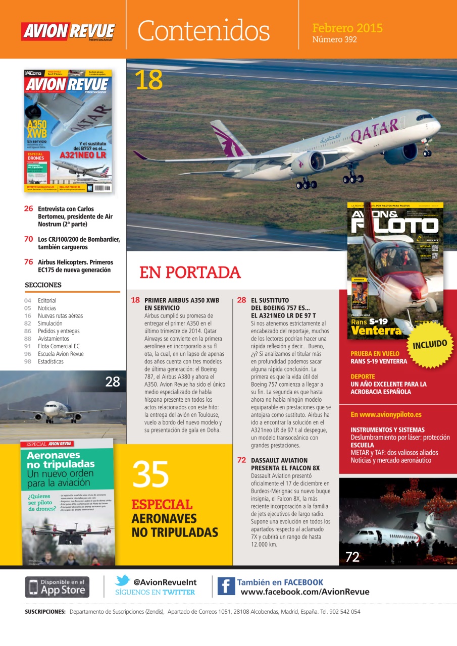 Avion Revue Internacional Preview Pages