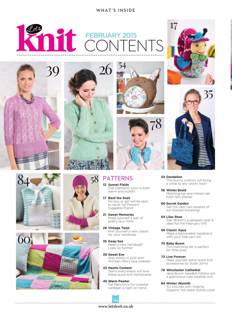 Let's Knit Preview Pages