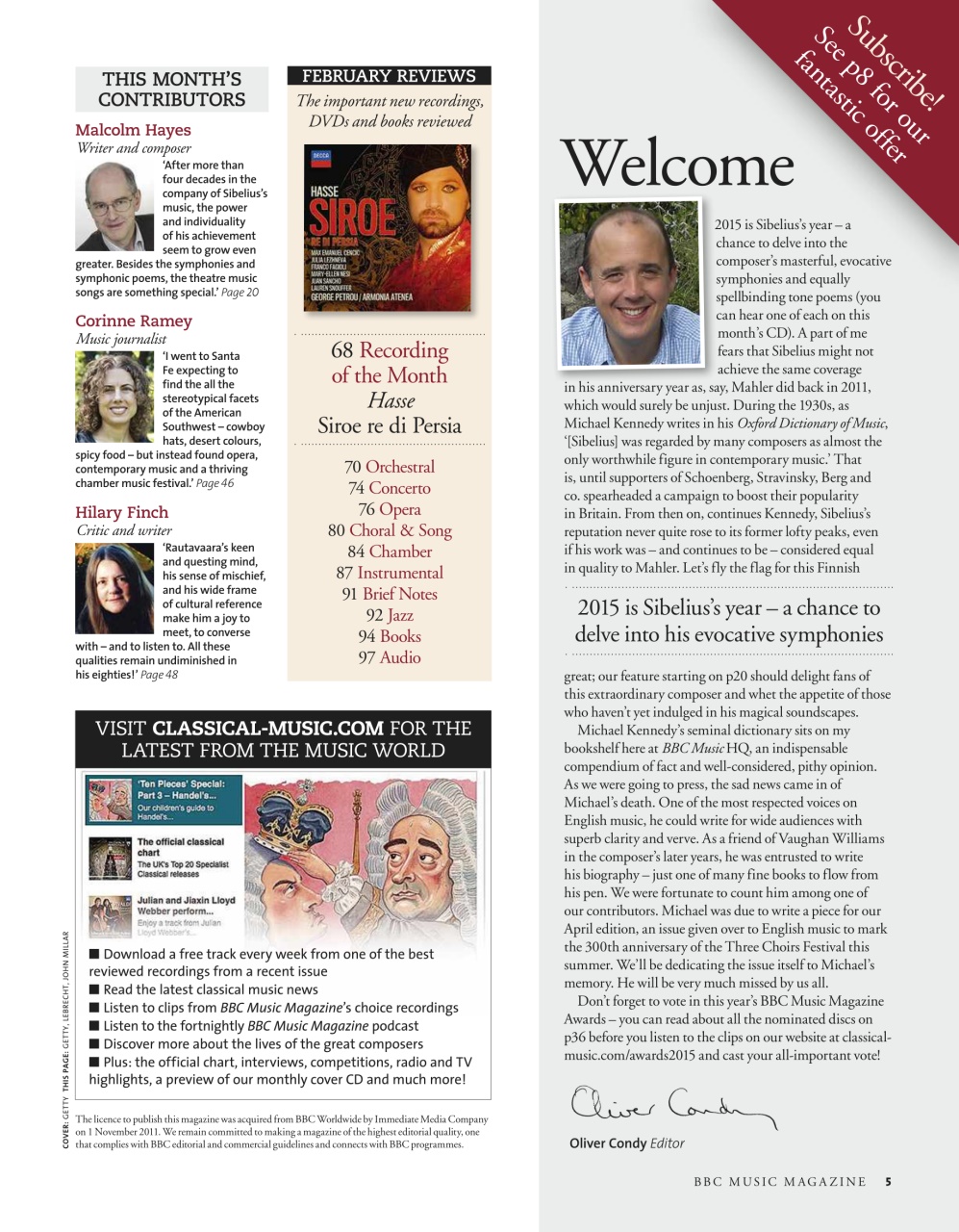 BBC Music Magazine Preview Pages