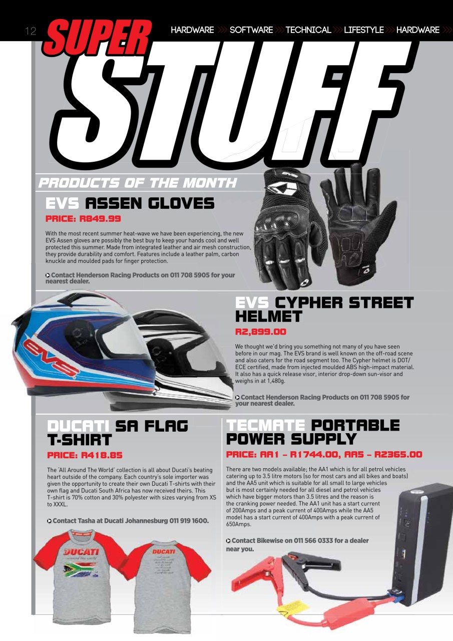 SuperBike South Africa Preview Pages