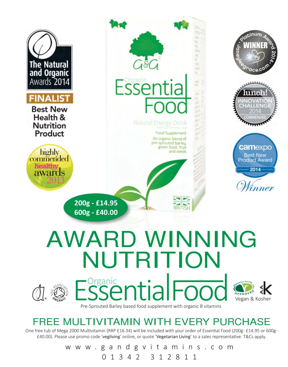 Vegetarian Living Preview Pages