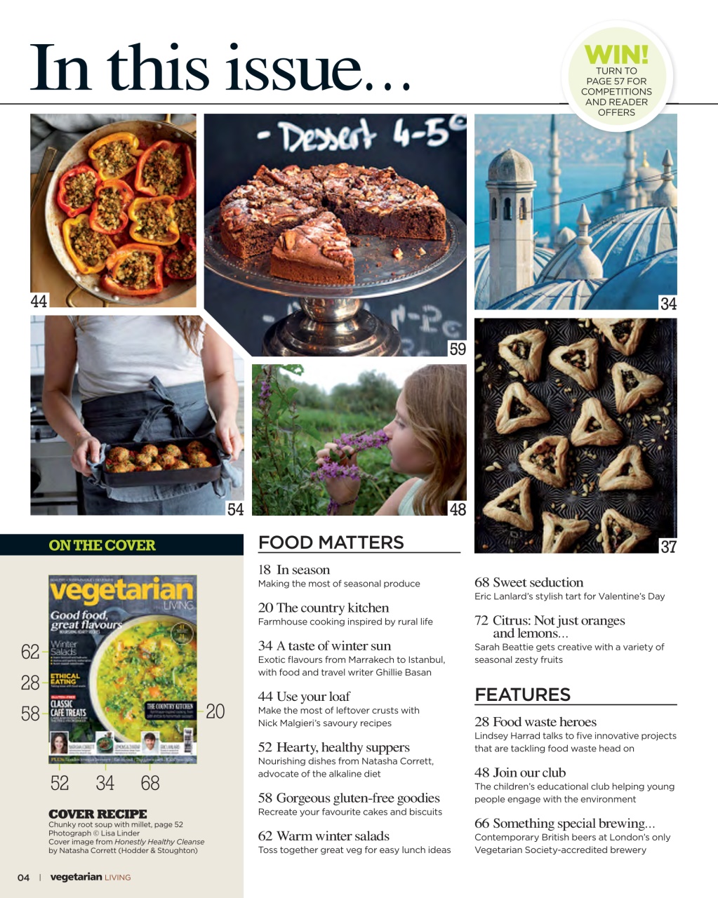 Vegetarian Living Preview Pages