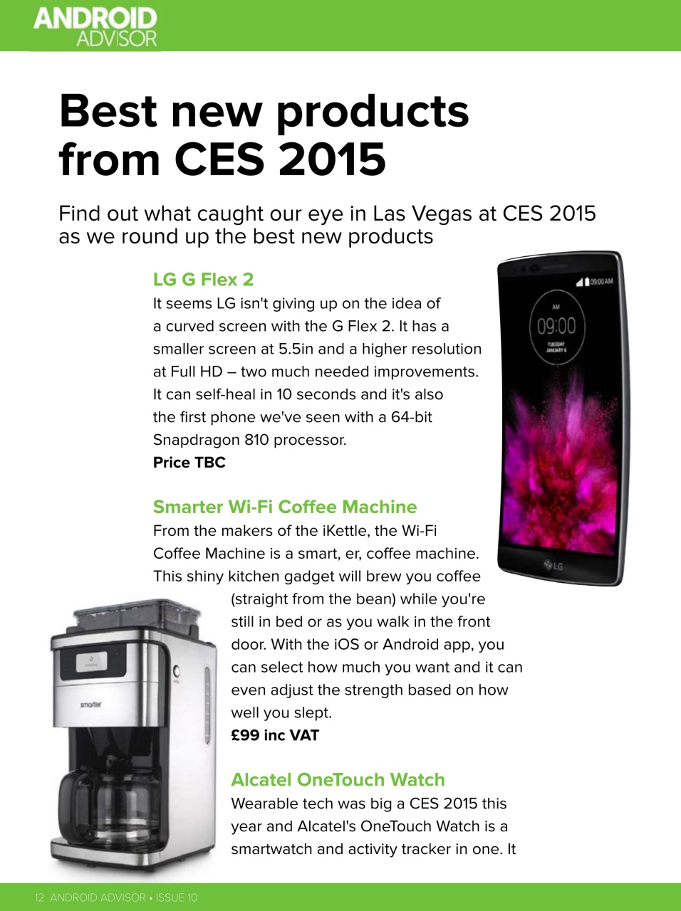 Android Advisor Preview Pages