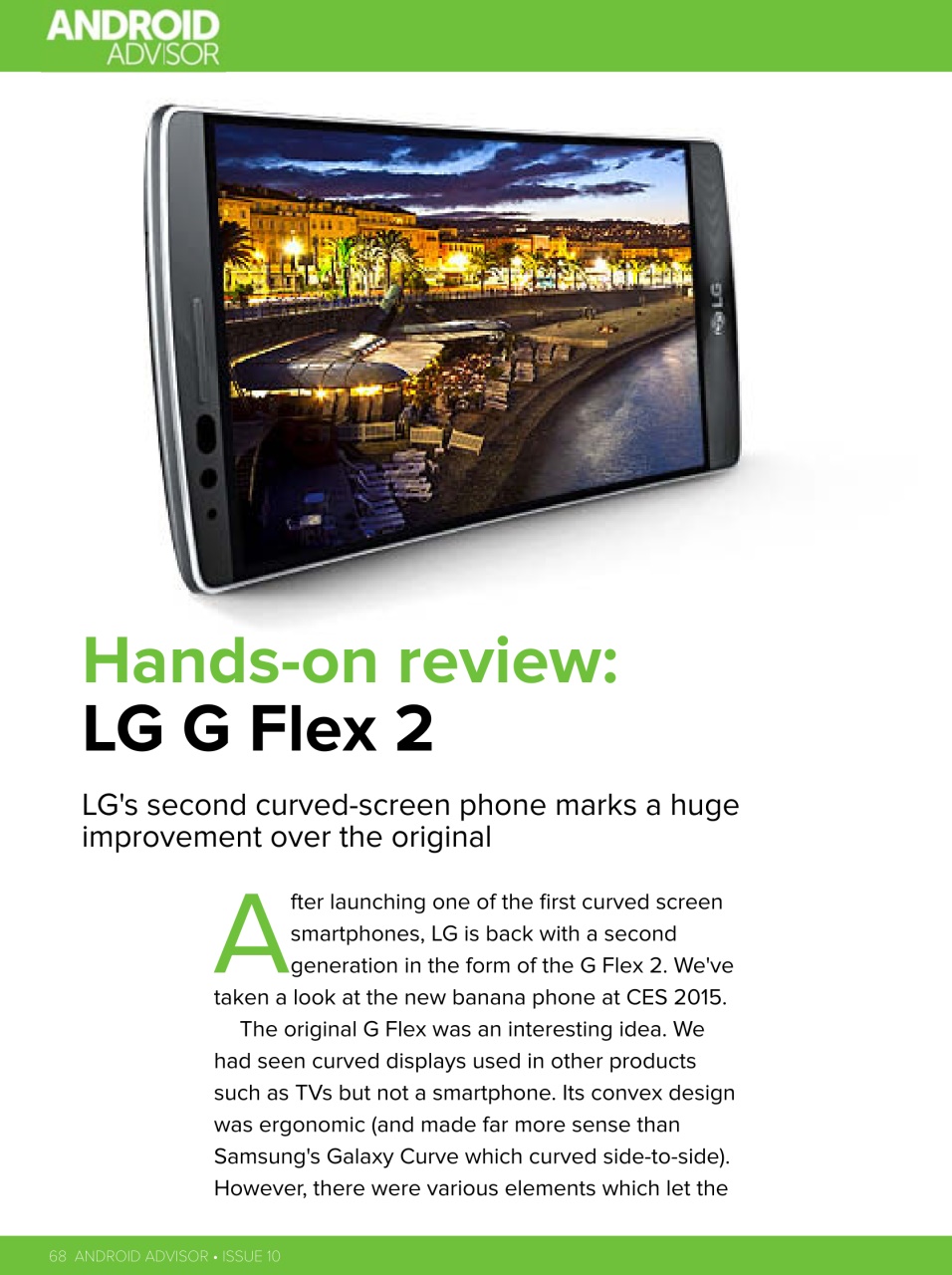 Android Advisor Preview Pages