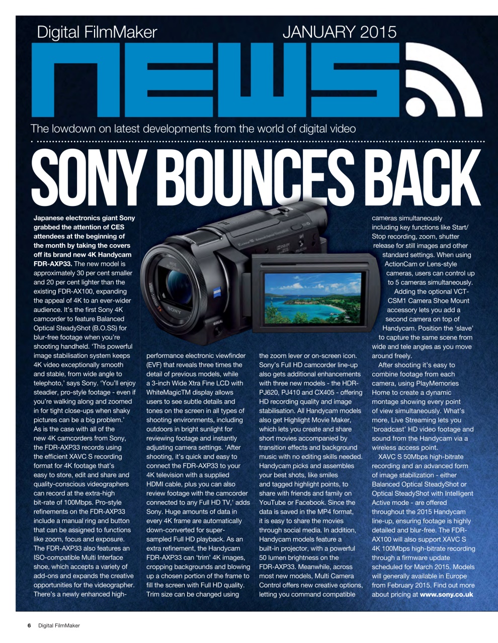 Digital FilmMaker Preview Pages