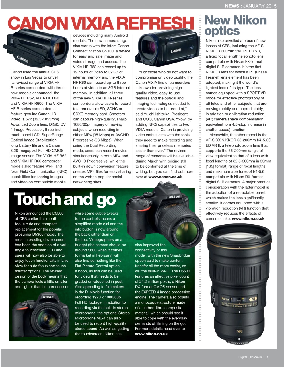 Digital FilmMaker Preview Pages