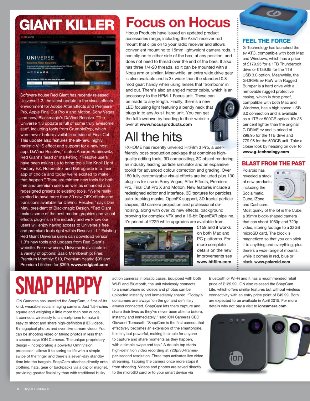Digital FilmMaker Preview Pages