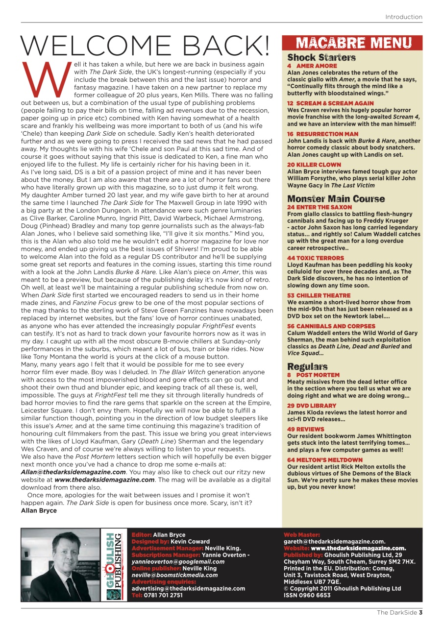 The Darkside Preview Pages