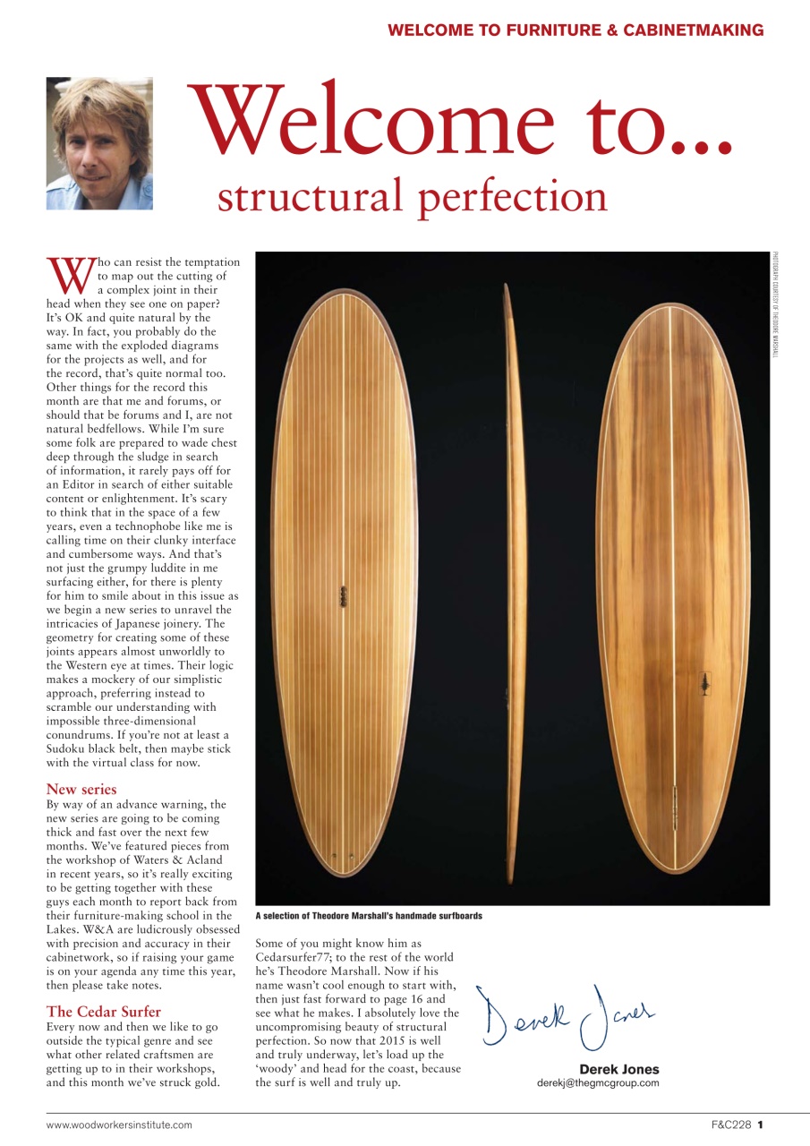 Furniture & Cabinetmaking Preview Pages