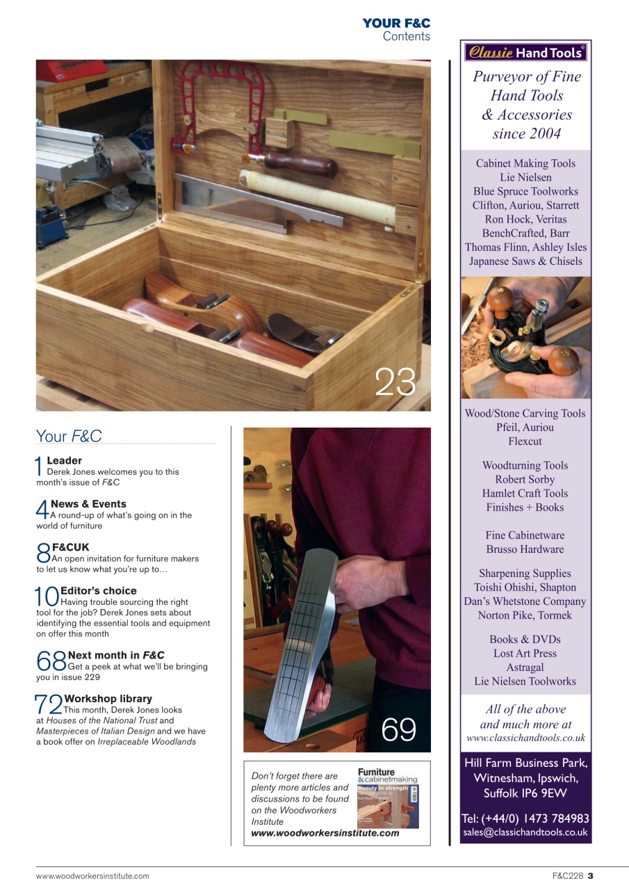 Furniture & Cabinetmaking Preview Pages