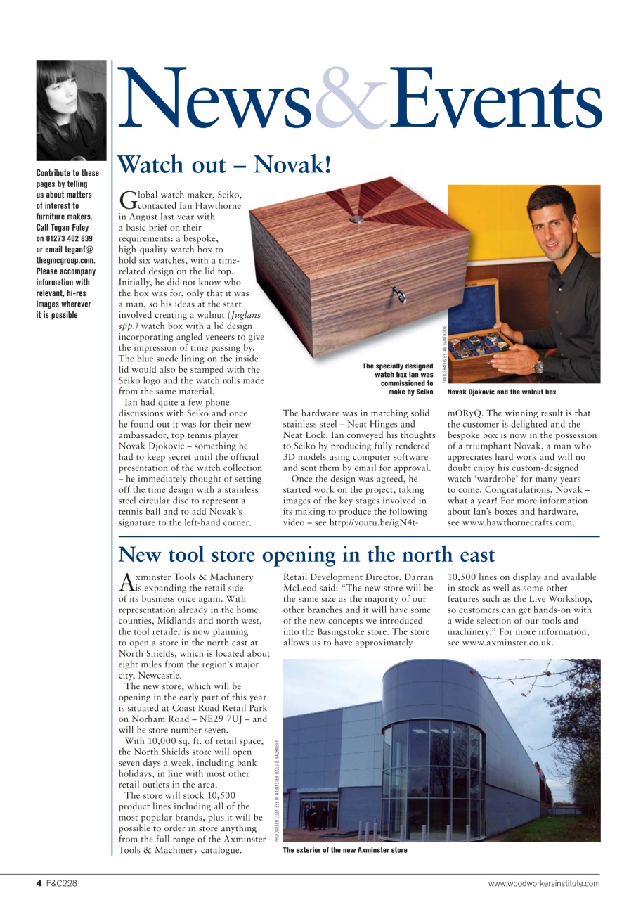 Furniture & Cabinetmaking Preview Pages