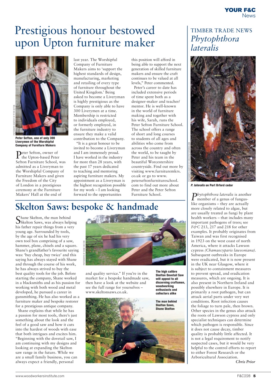 Furniture & Cabinetmaking Preview Pages