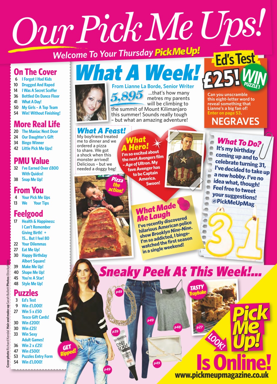 Pick Me Up Preview Pages