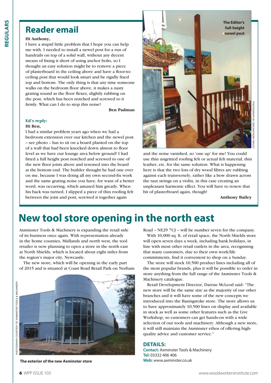 Woodworking Crafts Magazine Preview Pages