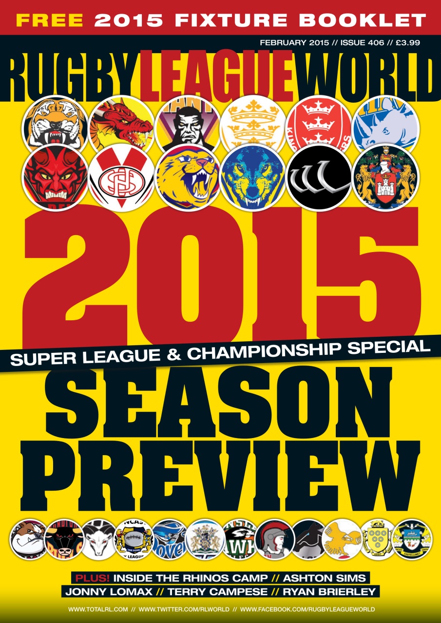 Rugby League World Preview Pages