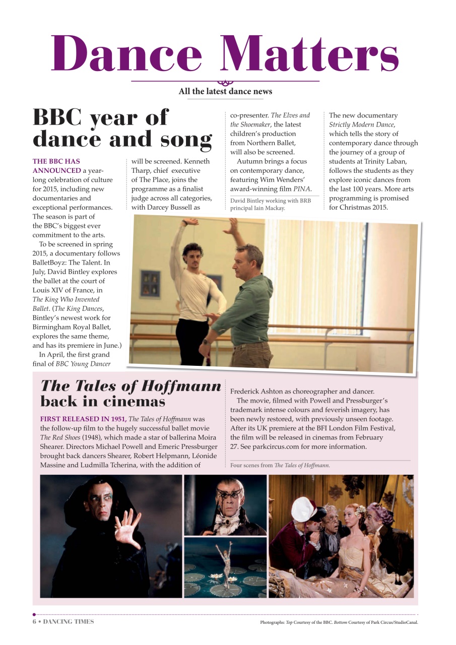 Dancing Times Preview Pages