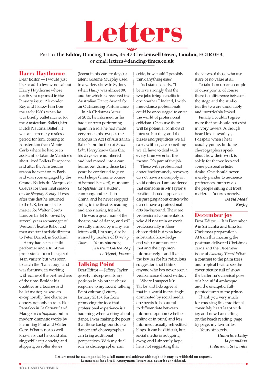 Dancing Times Preview Pages