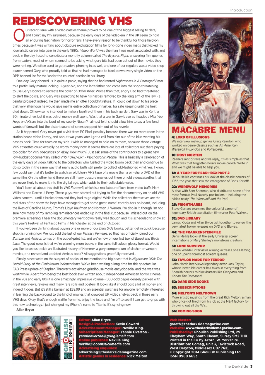 The Darkside Preview Pages