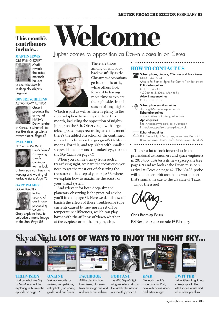 BBC Sky at Night Magazine Preview Pages