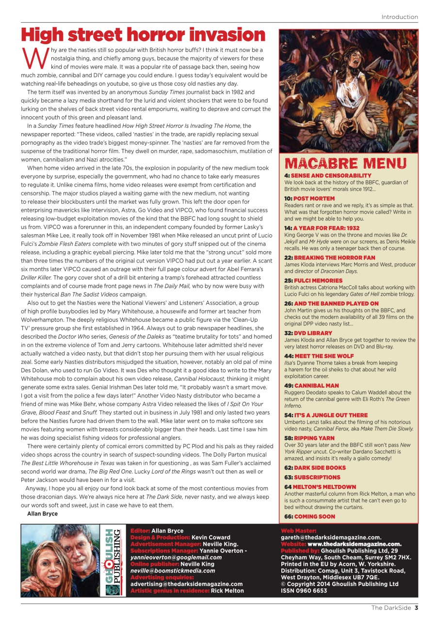 The Darkside Preview Pages