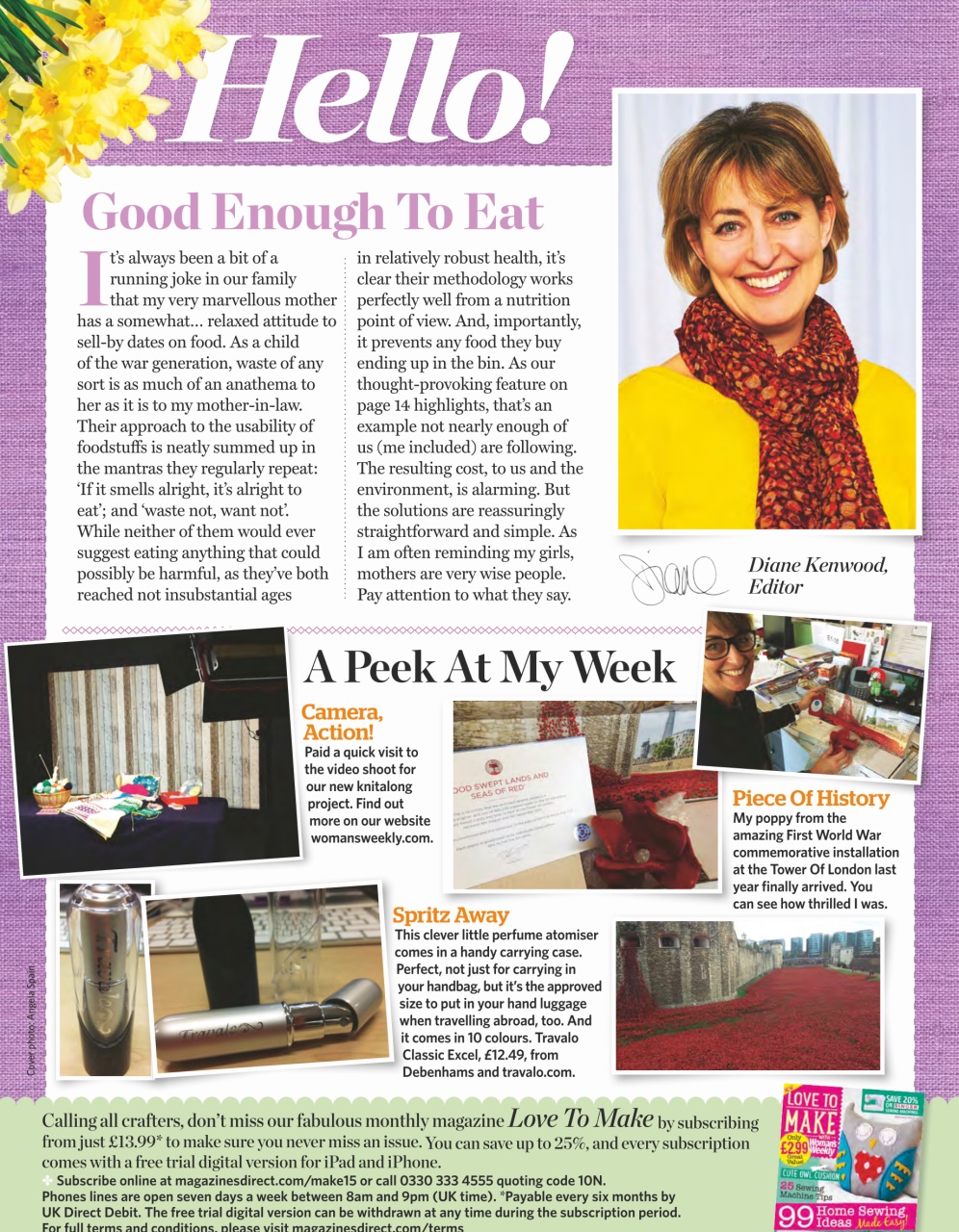 Woman's Weekly Preview Pages