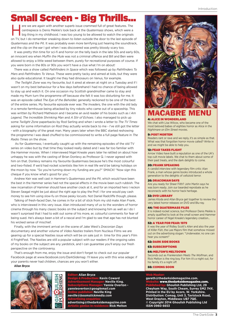 The Darkside Preview Pages