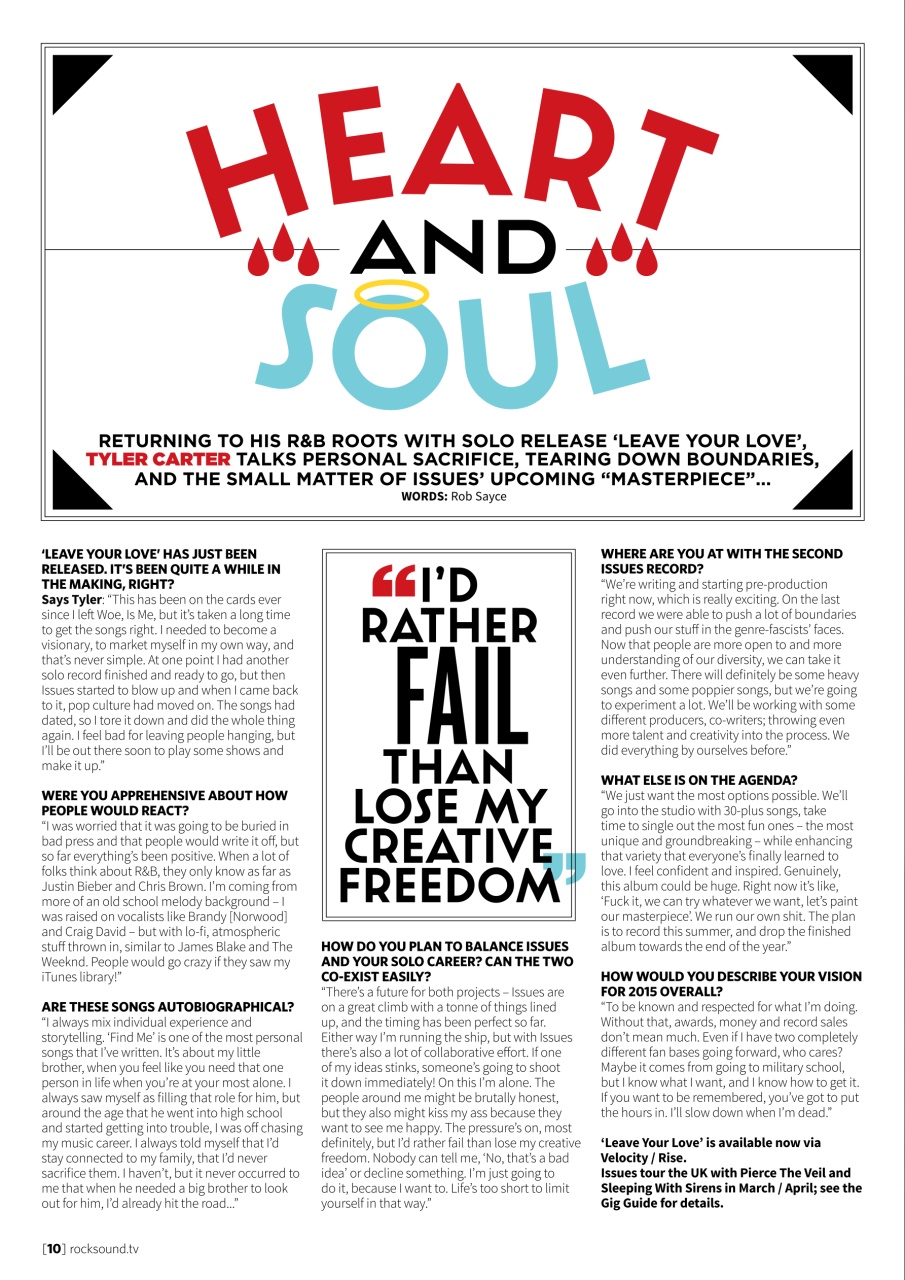 Rock Sound Magazine Preview Pages
