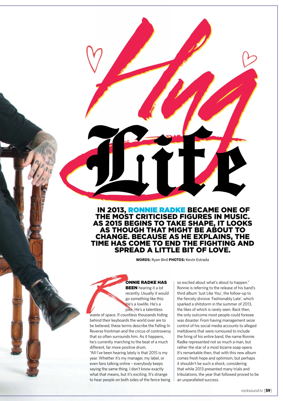 Rock Sound Magazine Preview Pages