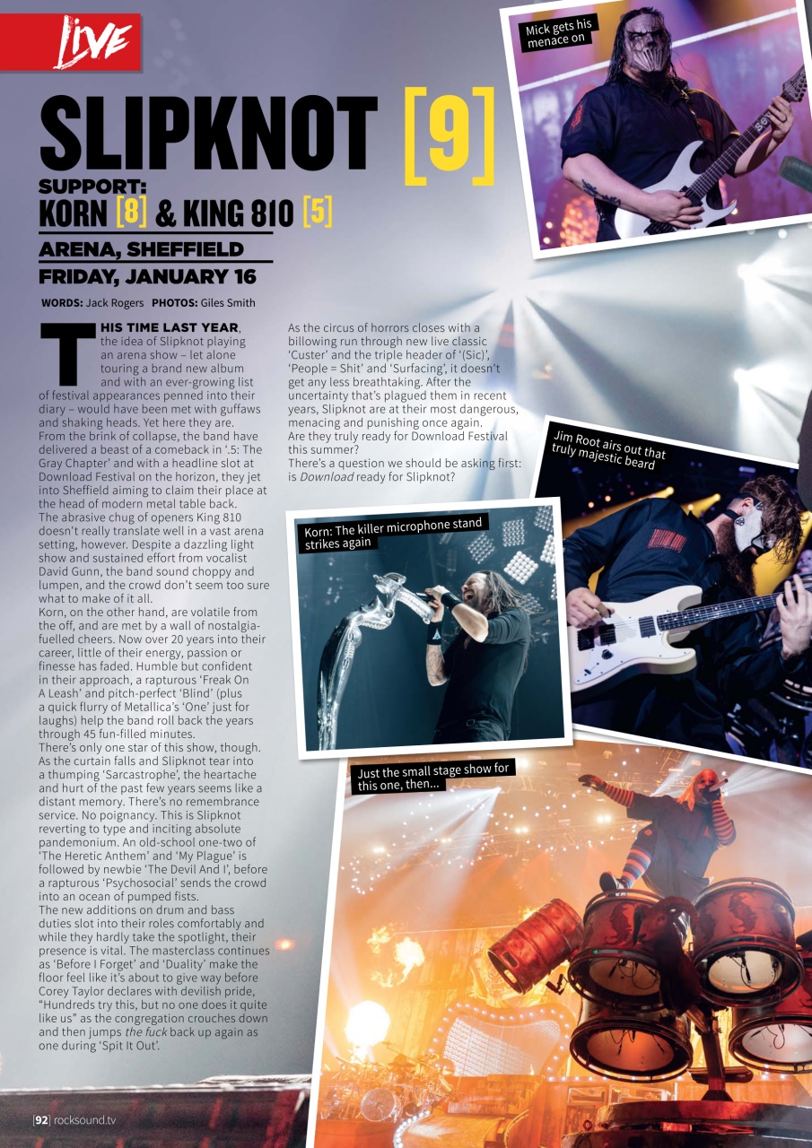 Rock Sound Magazine Preview Pages