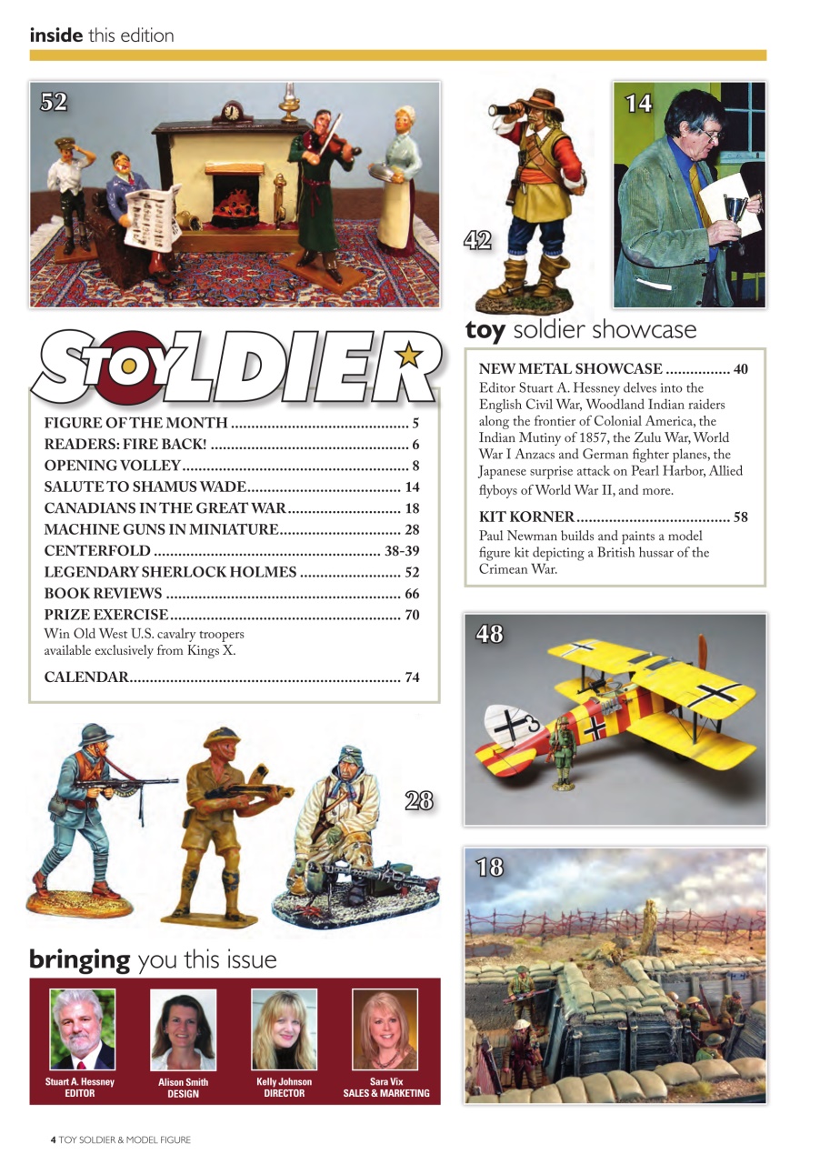 Toy Soldier & Model Figure Preview Pages