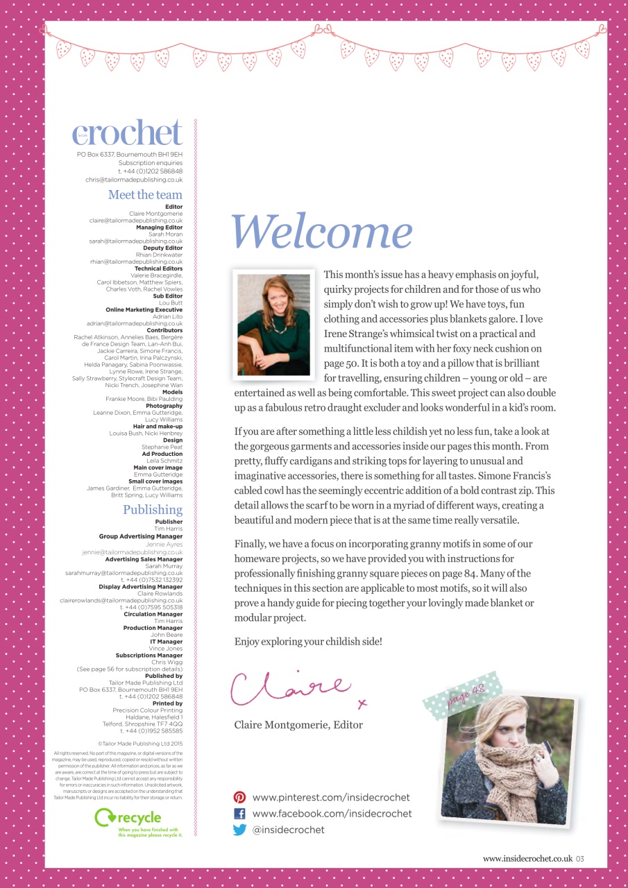 Inside Crochet Preview Pages